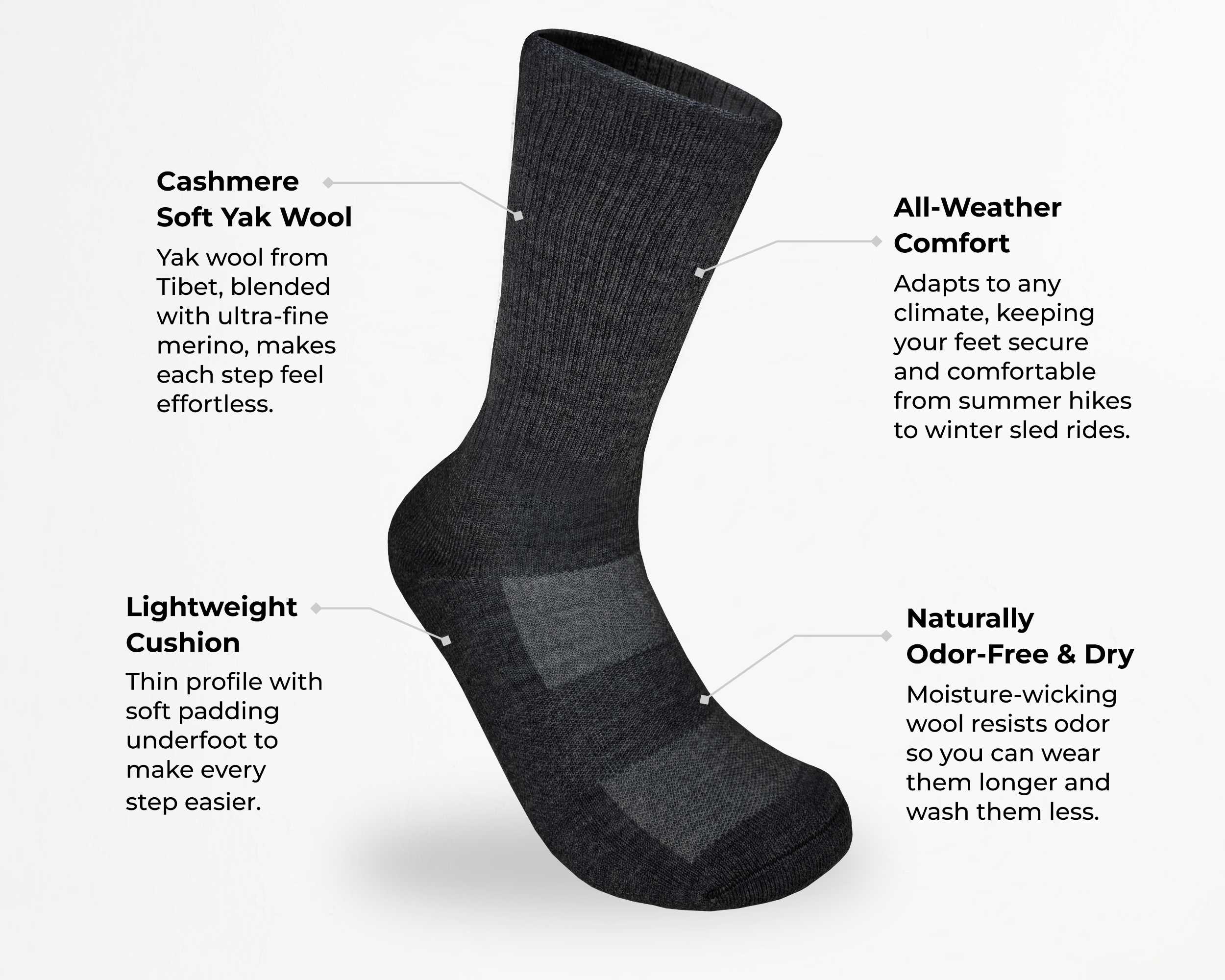All-Season Crew Socks
