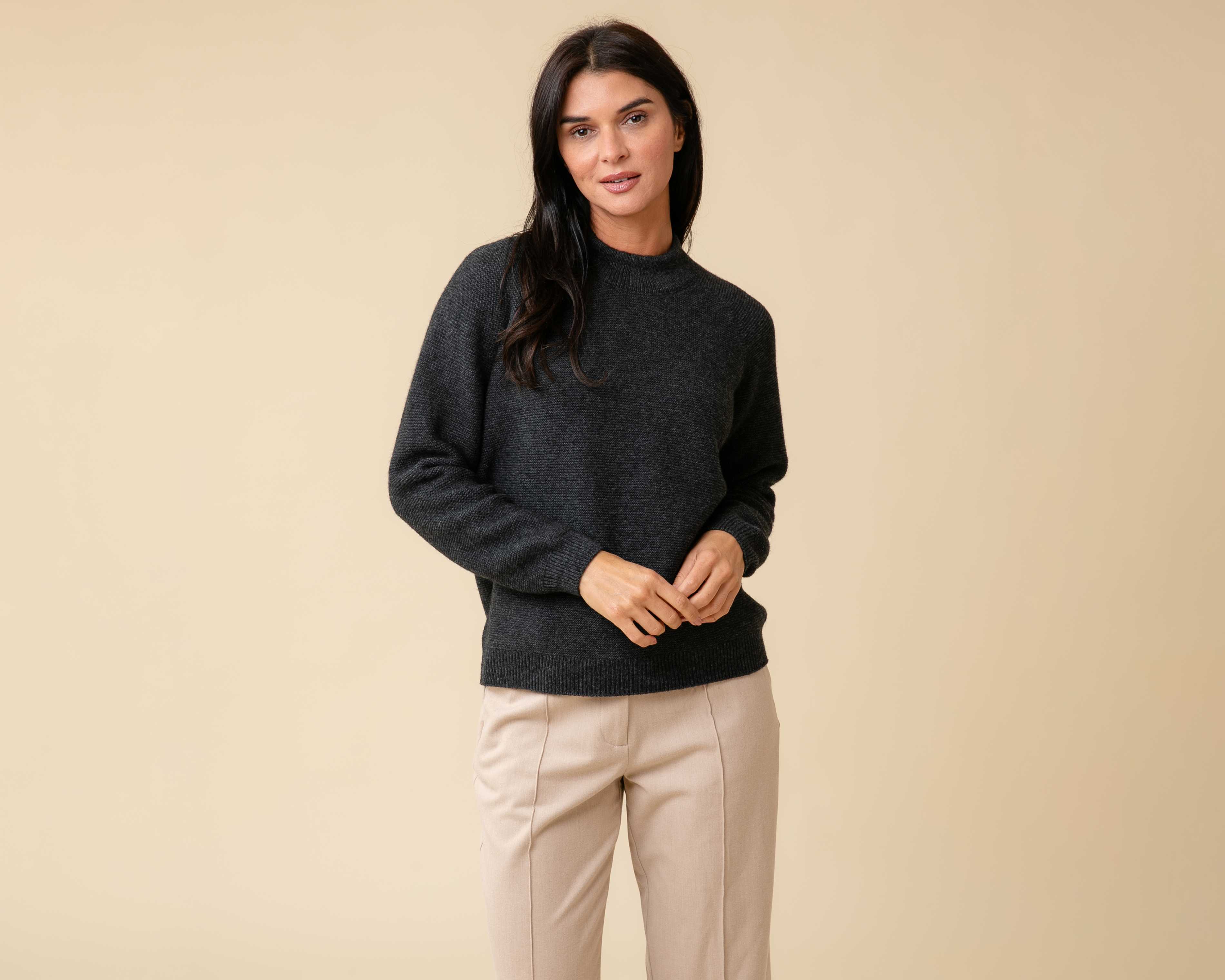 All-Season Mock Neck