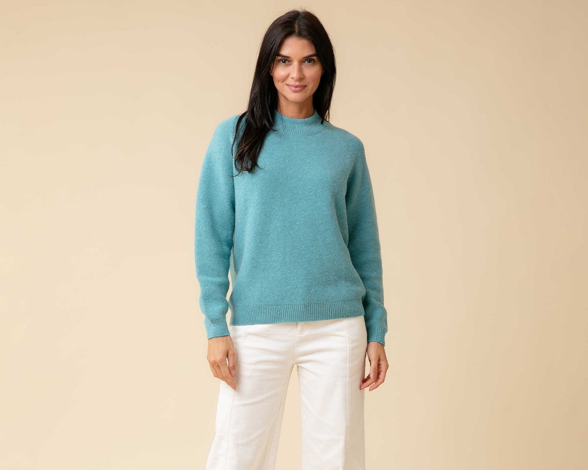 All-Season Mock Neck