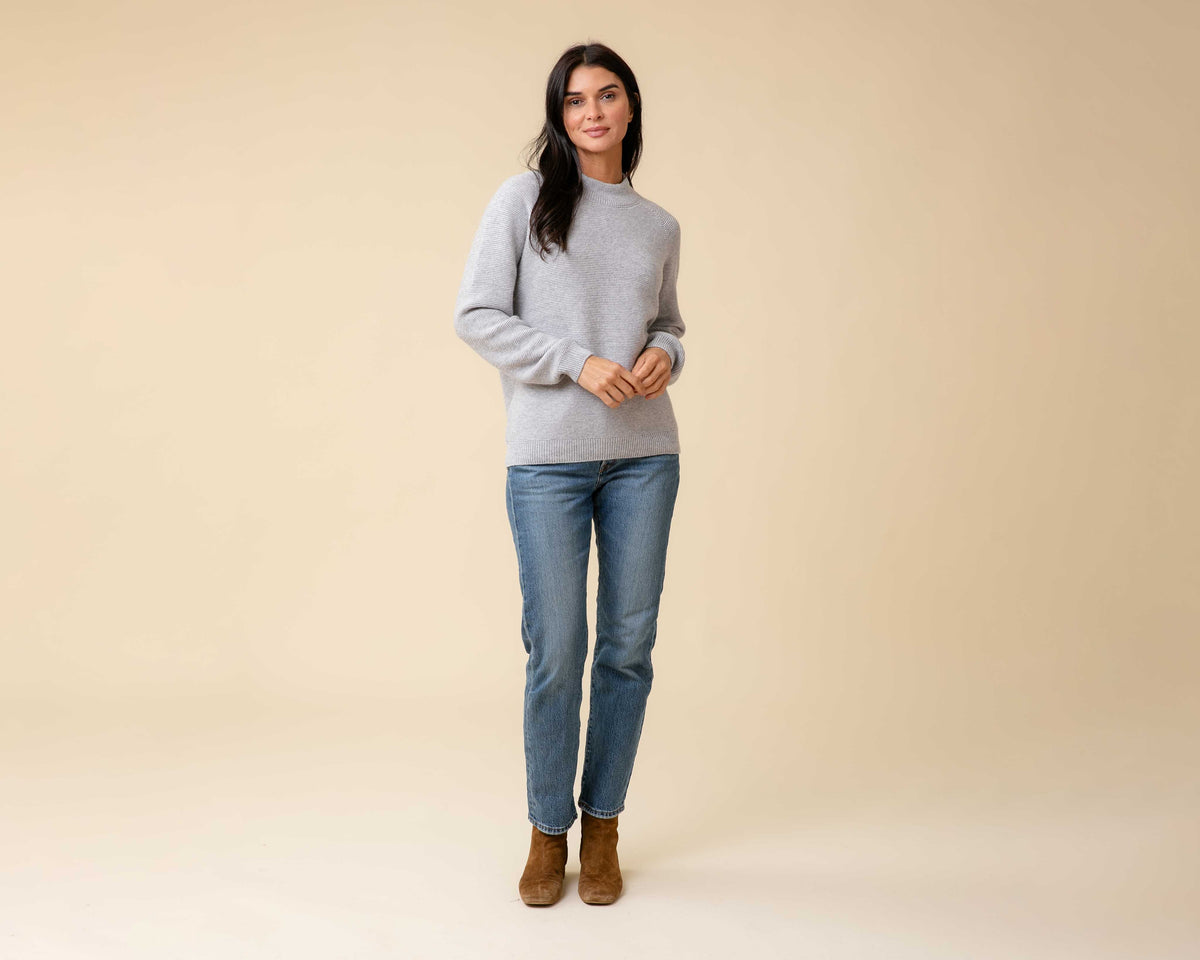 All-Season Mock Neck