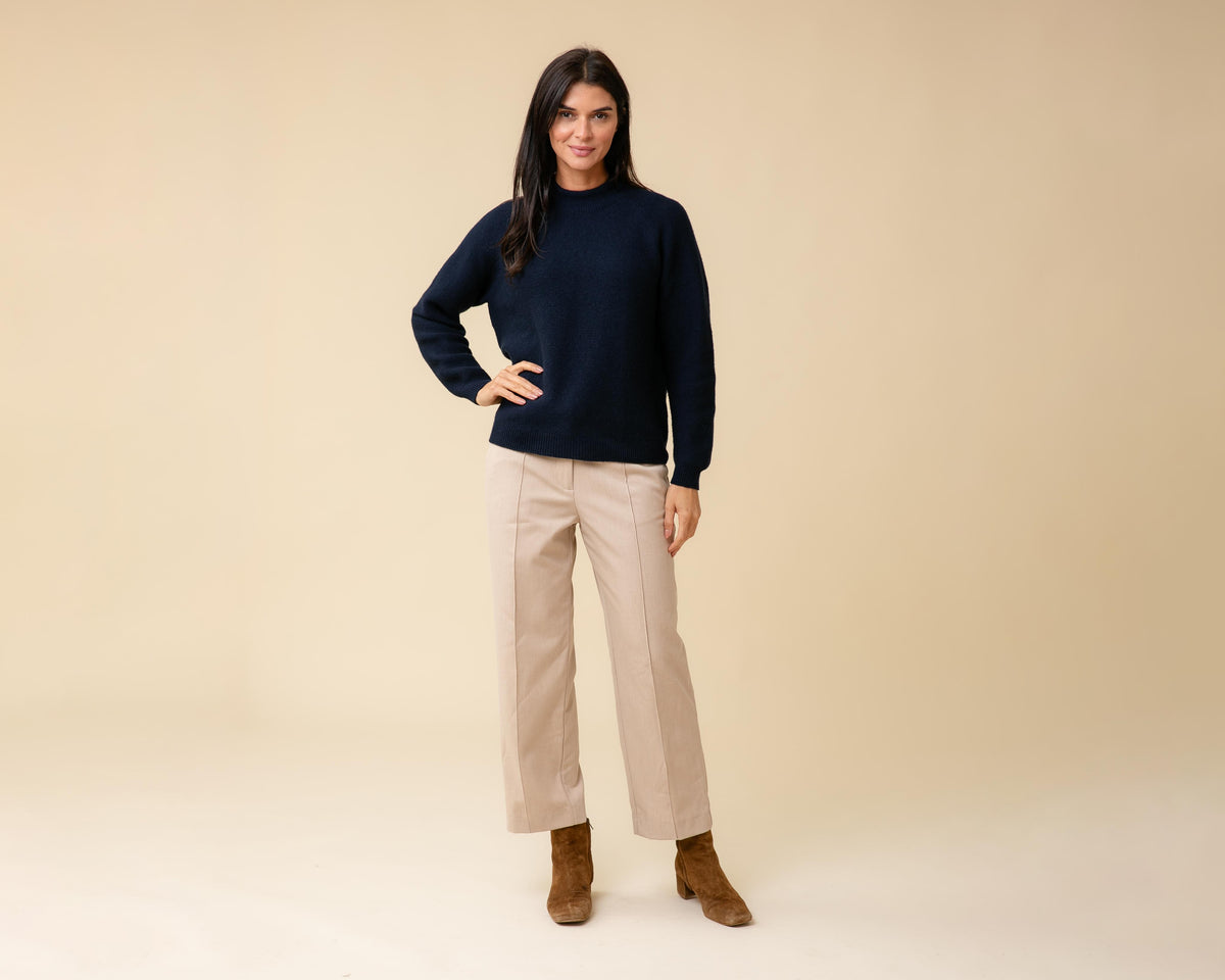 All-Season Mock Neck