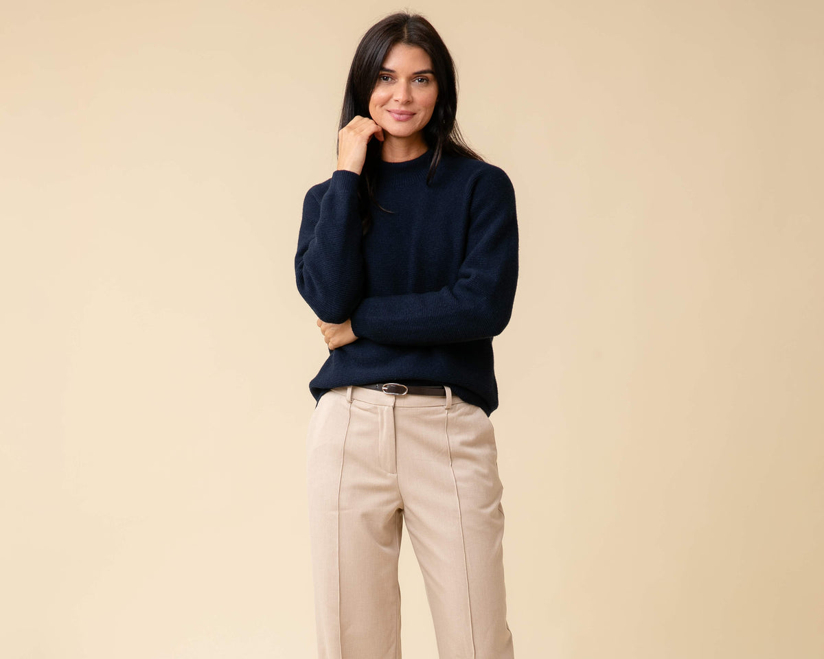 All-Season Mock Neck