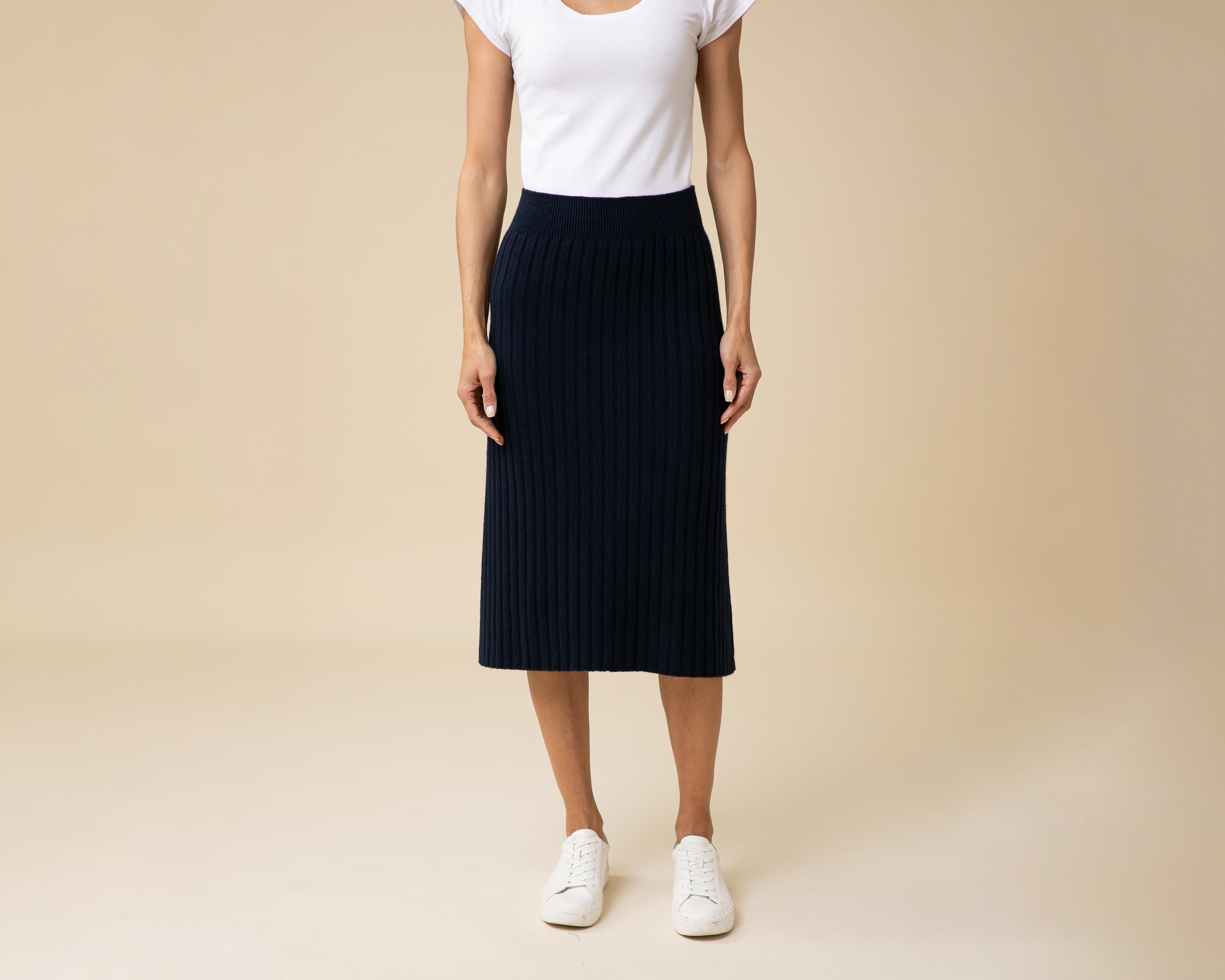 All-Season Ribbed Skirt