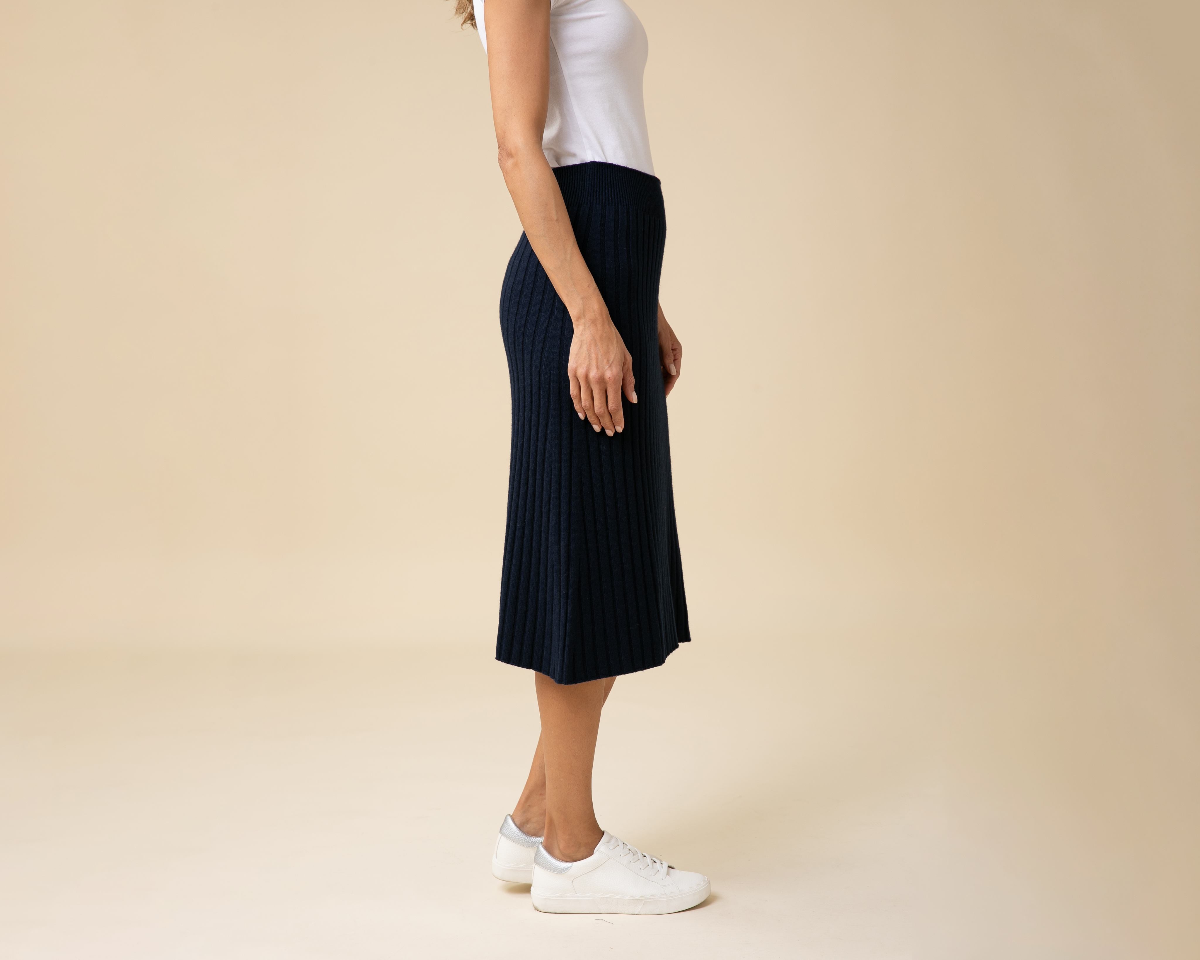 All-Season Ribbed Skirt