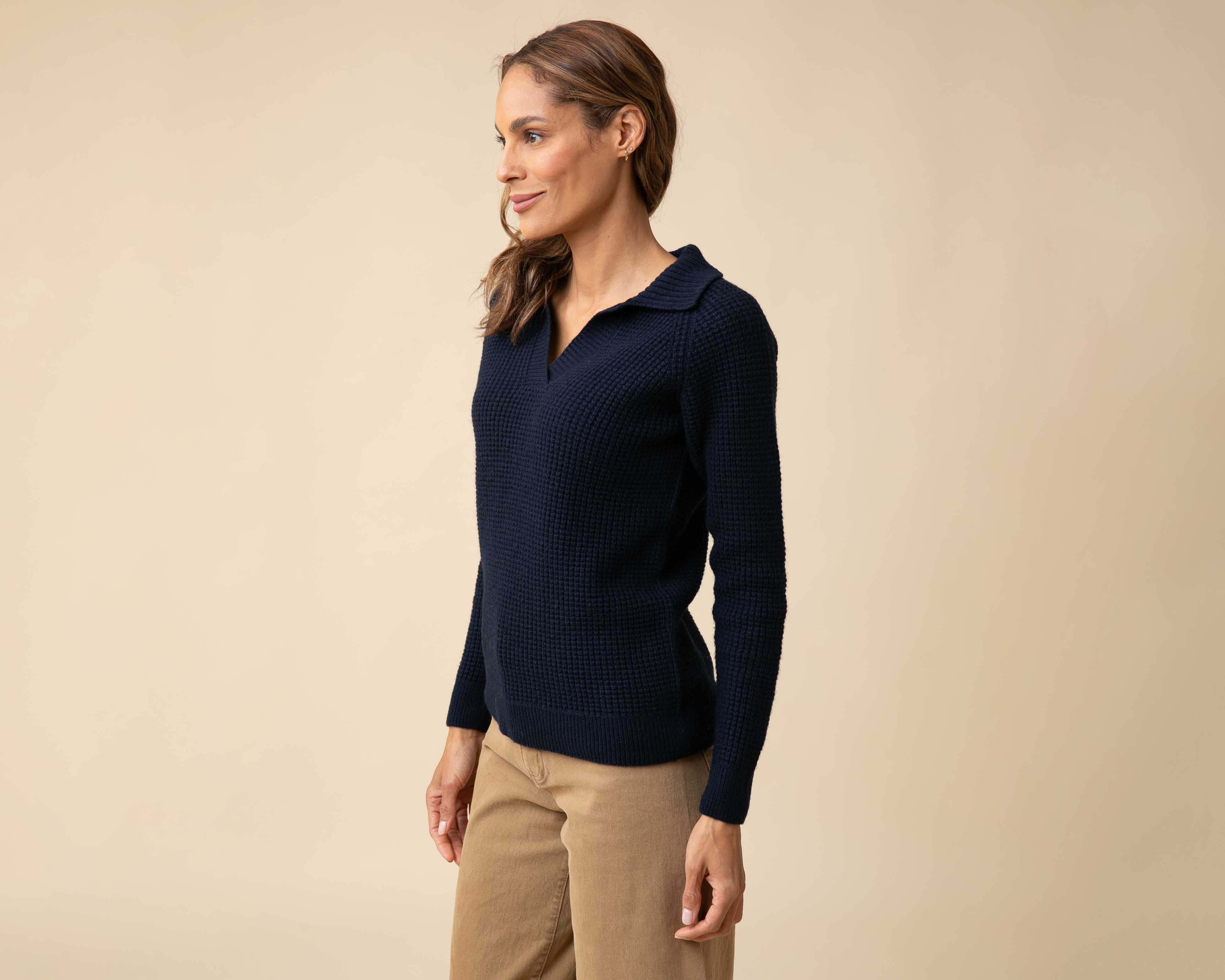 All-Season Waffle Polo