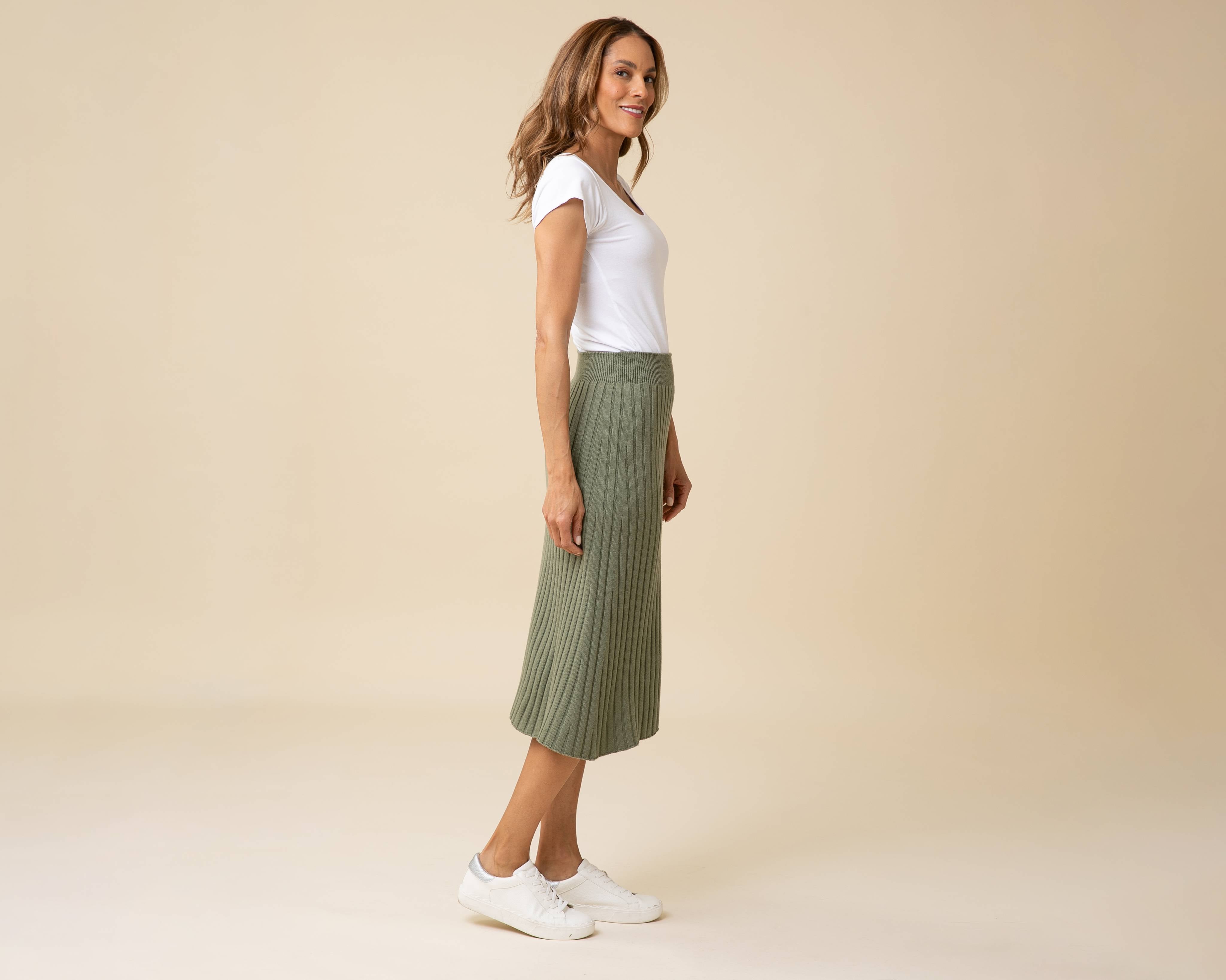 All-Season Ribbed Skirt