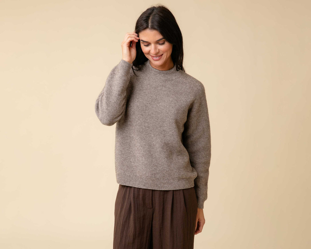 All-Season Mock Neck