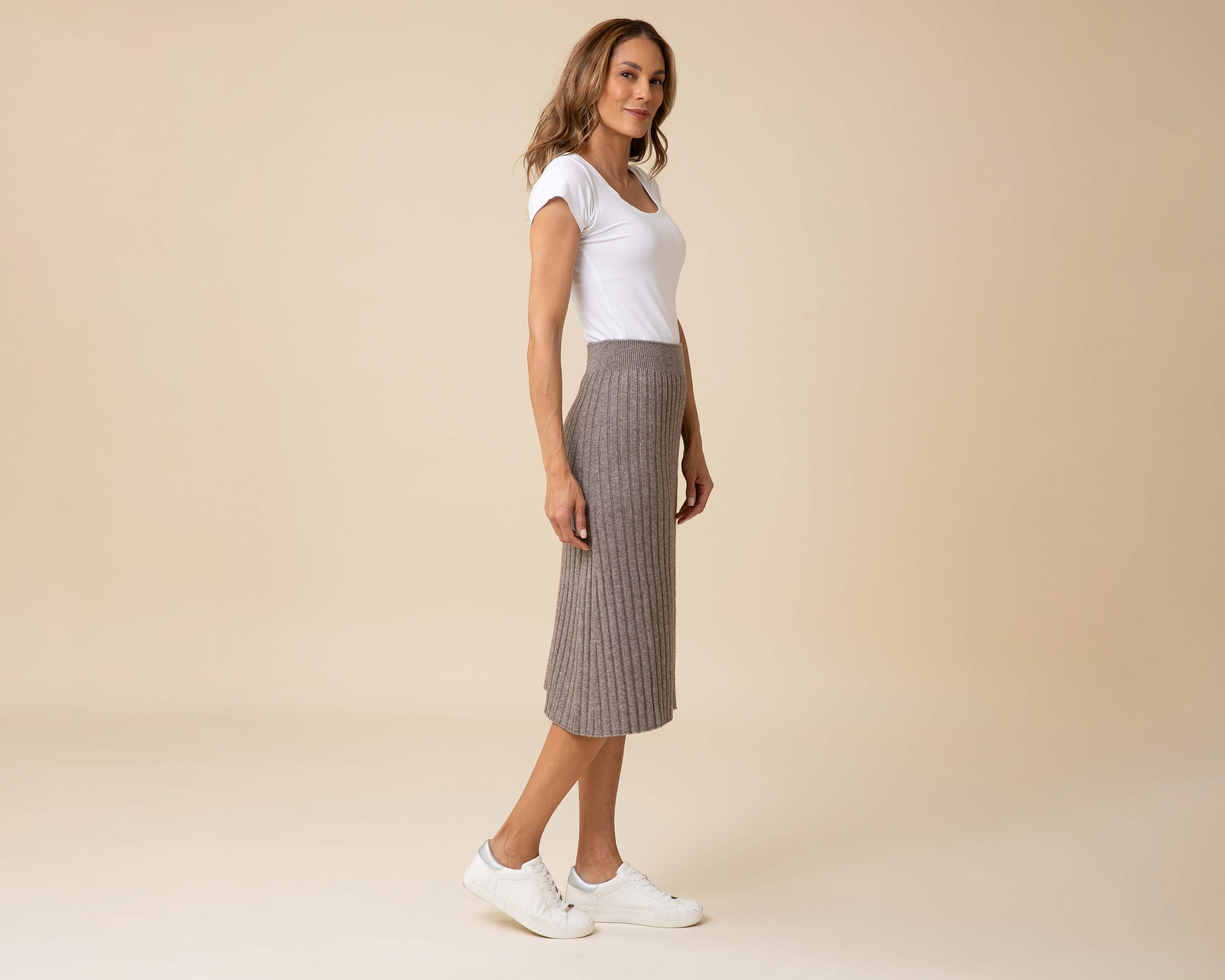 All-Season Ribbed Skirt