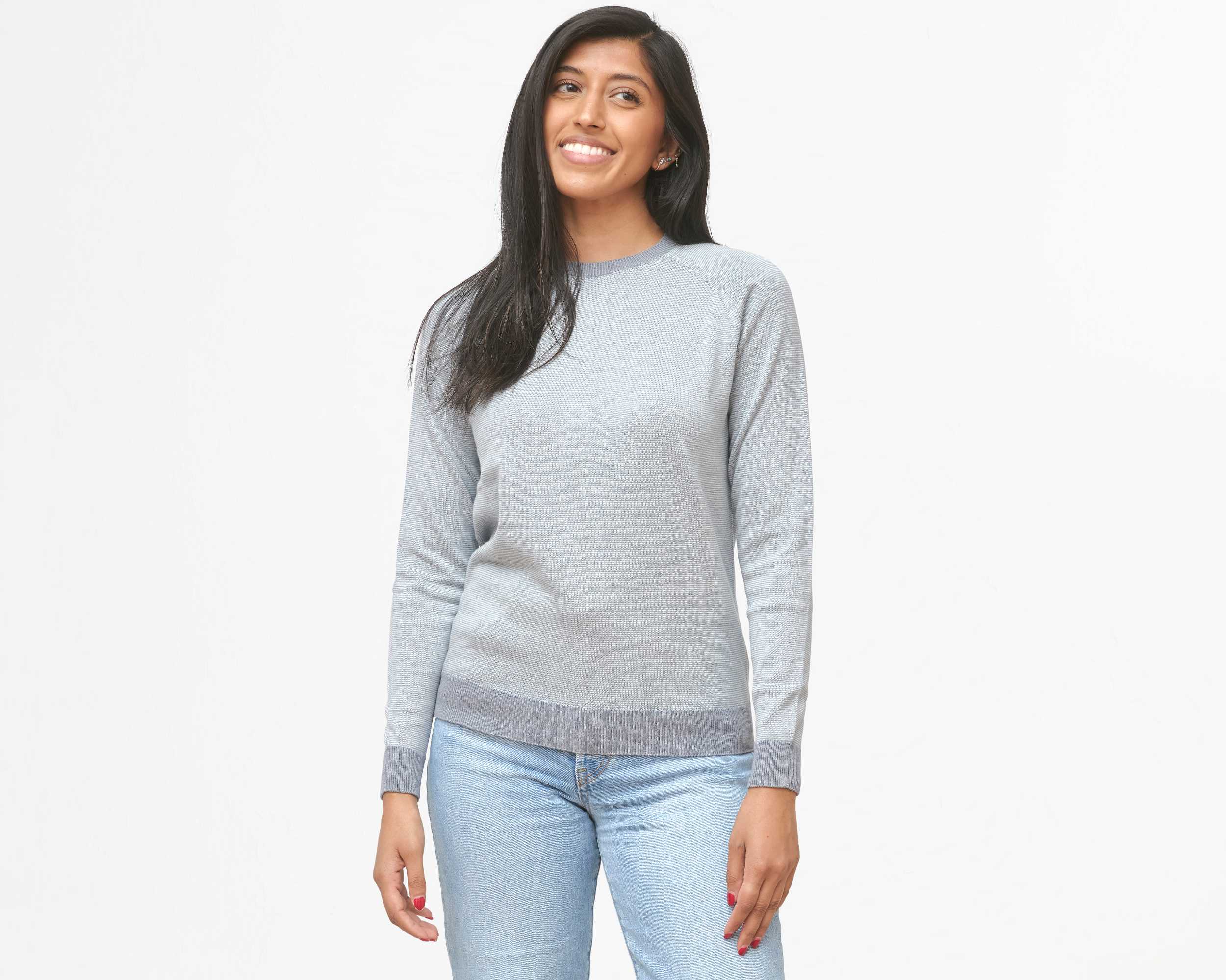 【BOTTER】CREWNECK SWEATER SEACELL BOTTER WORLD(E+P) Summer Striped Crew