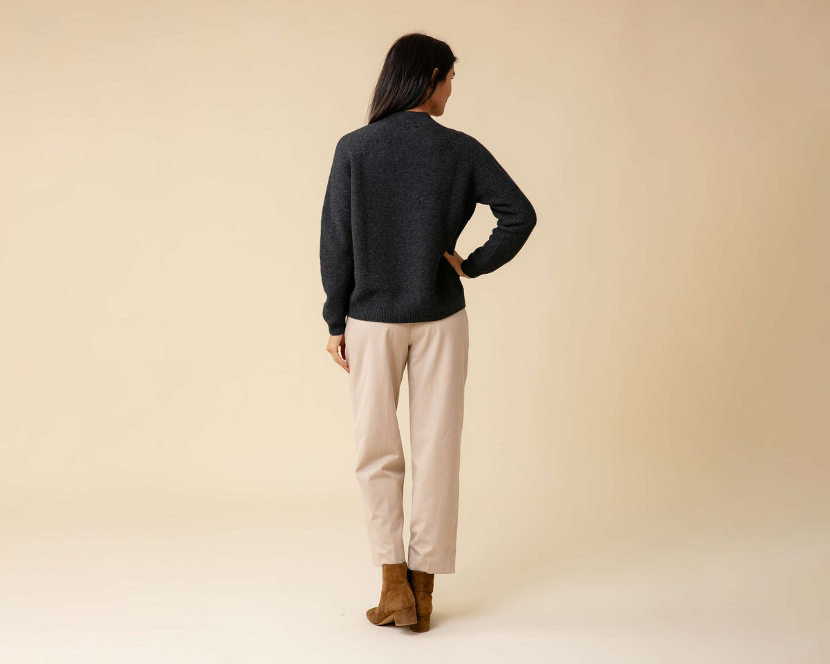 All-Season Mock Neck