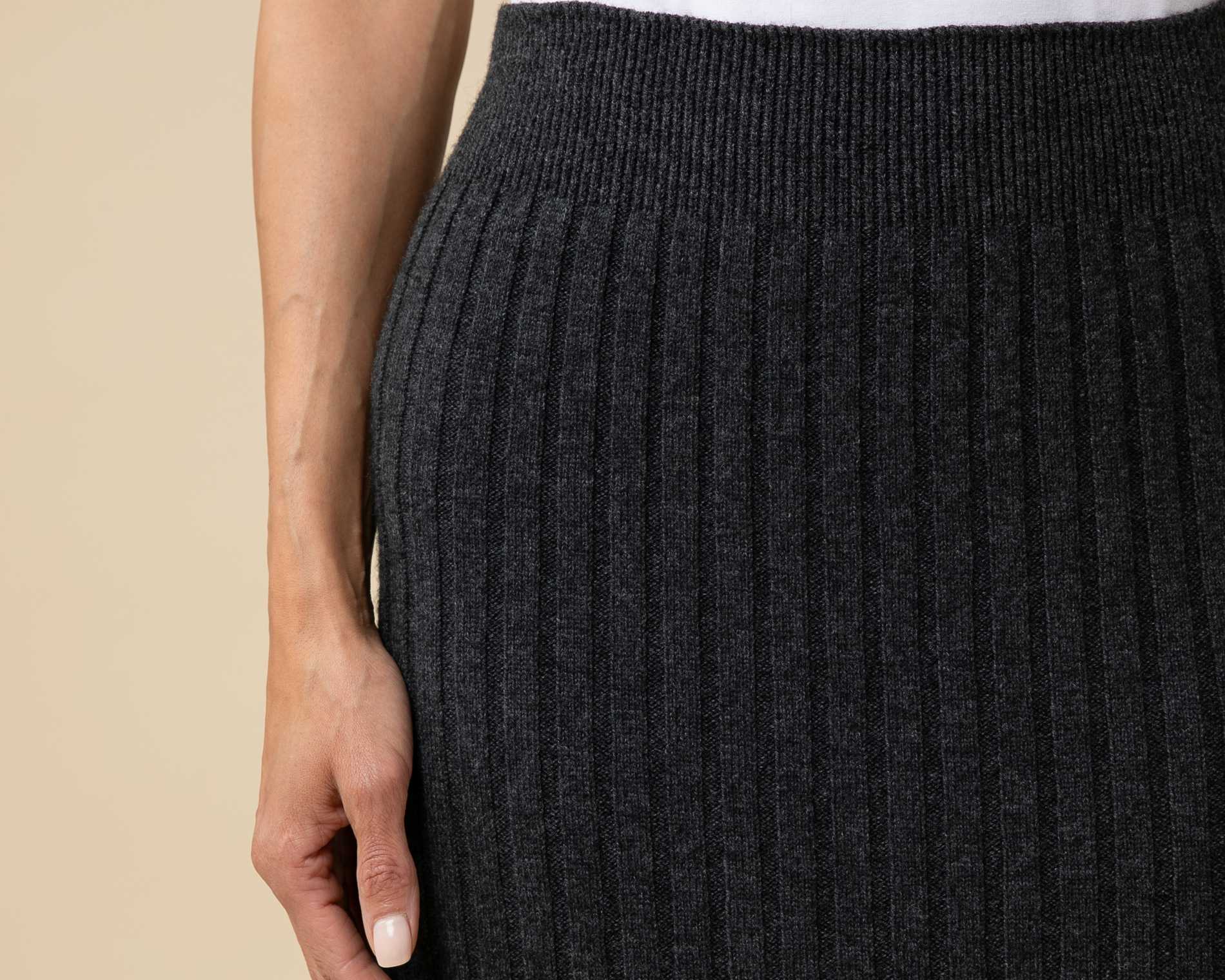 All-Season Ribbed Skirt