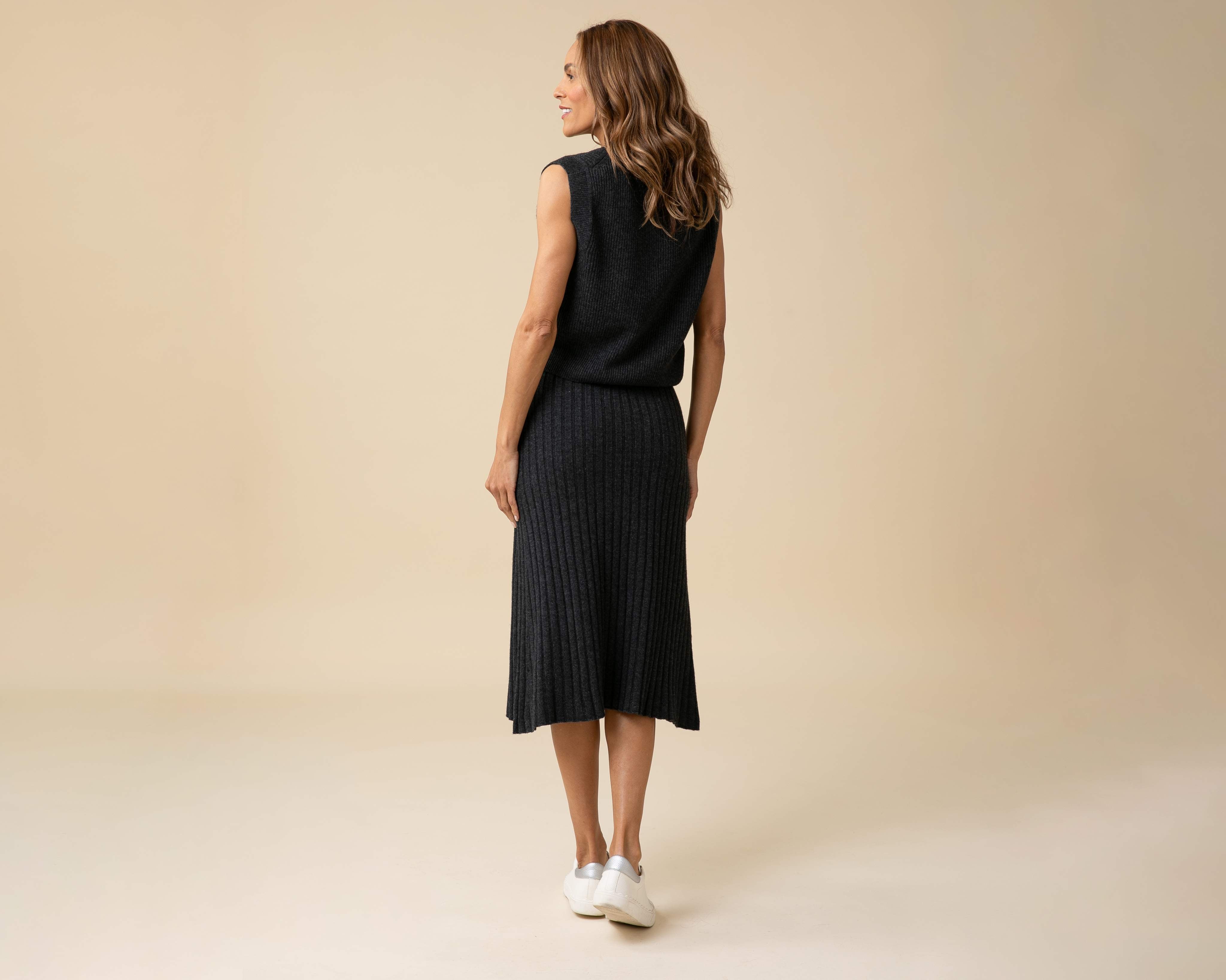 All-Season Ribbed Skirt