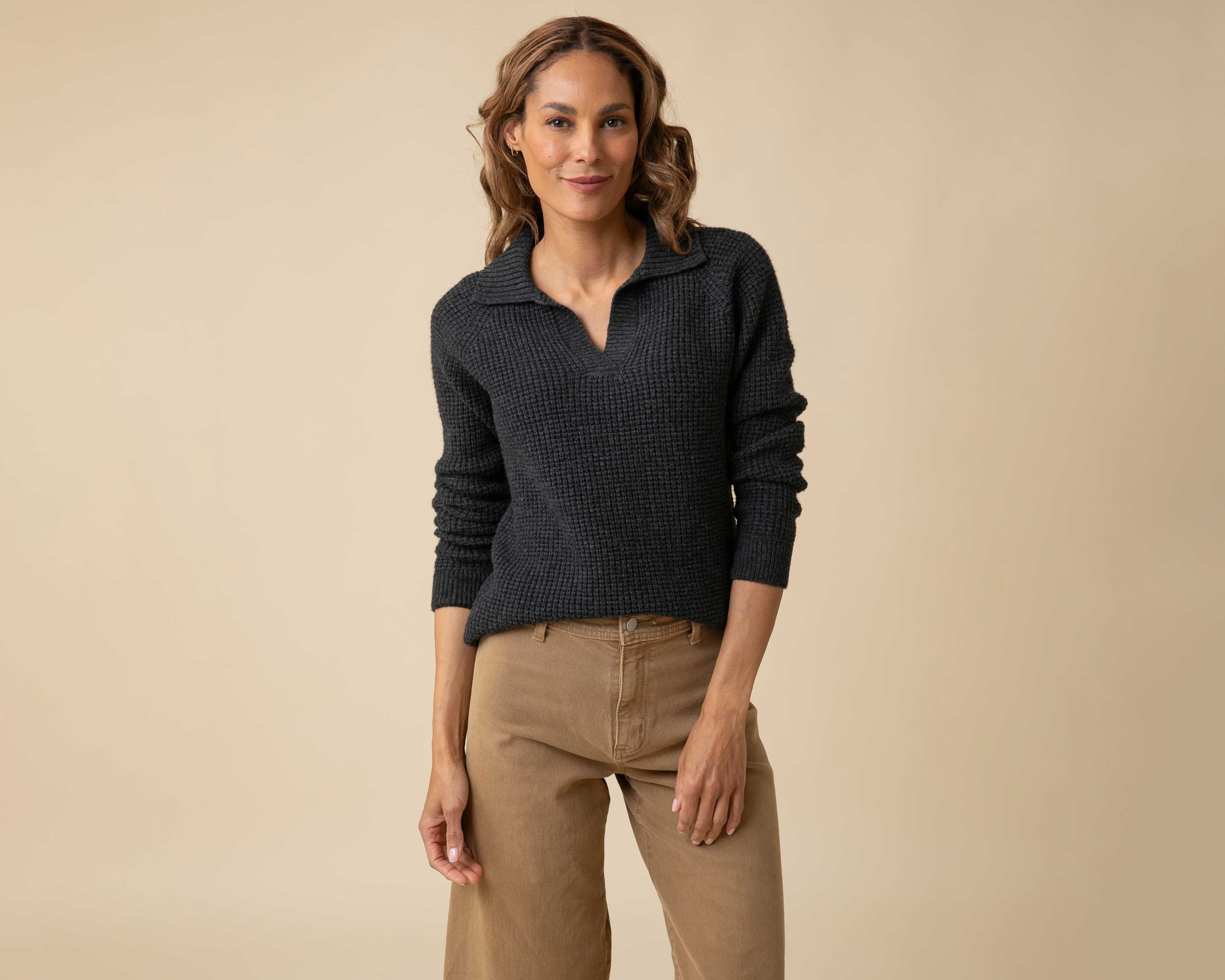 All-Season Waffle Polo