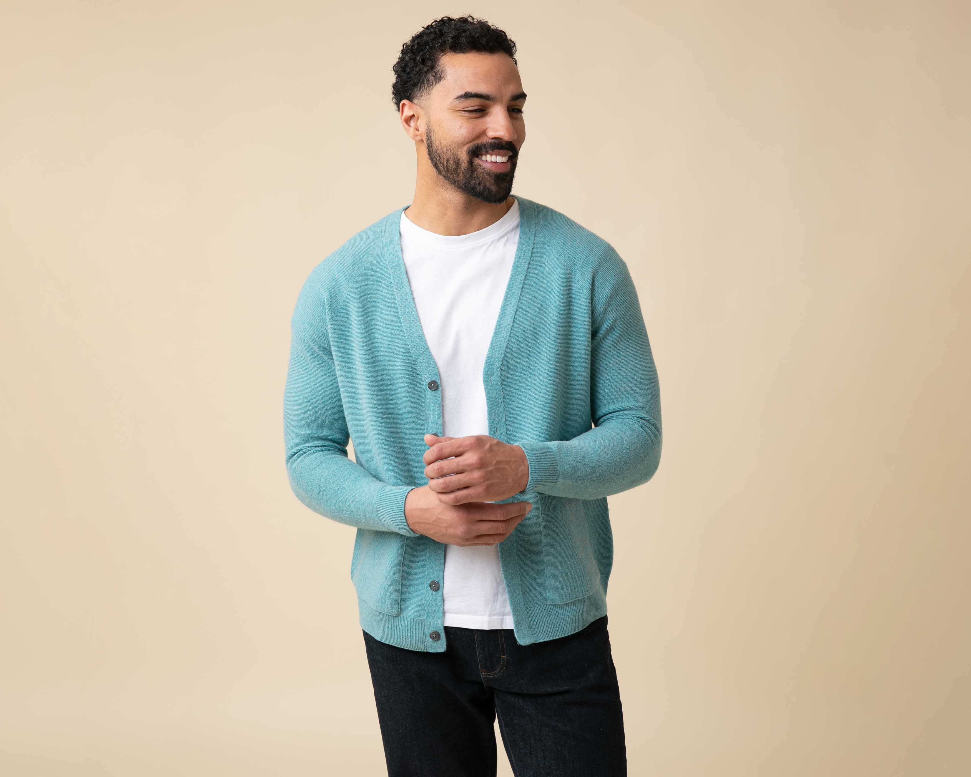 トップス 24AW WASHABLE MERINO CORD CARDIGAN All-Season Cardigan