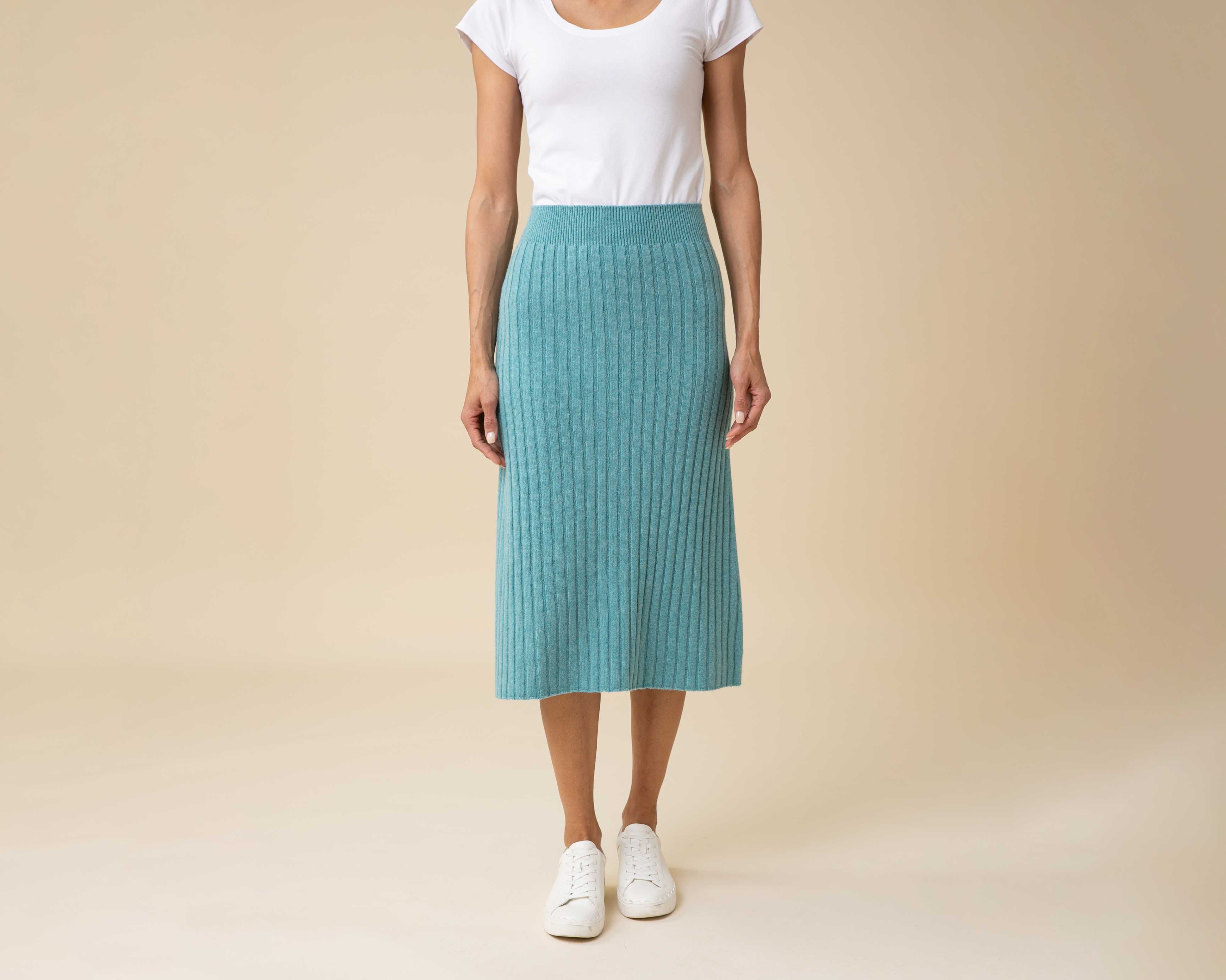 All-Season Ribbed Skirt
