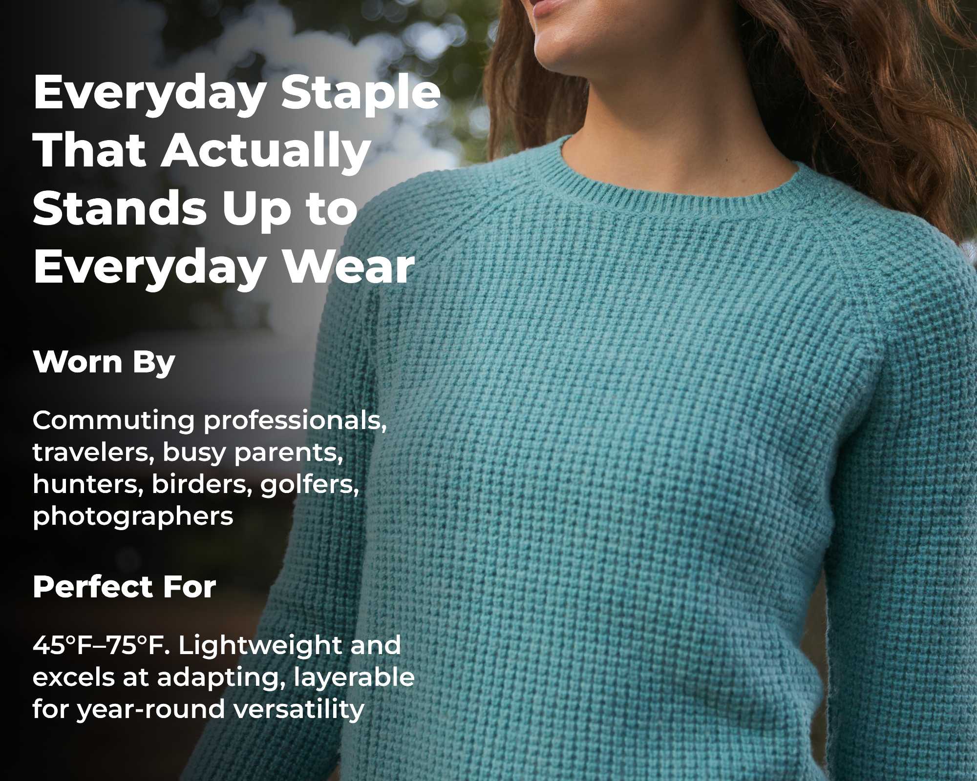 All-Season Waffle Knit