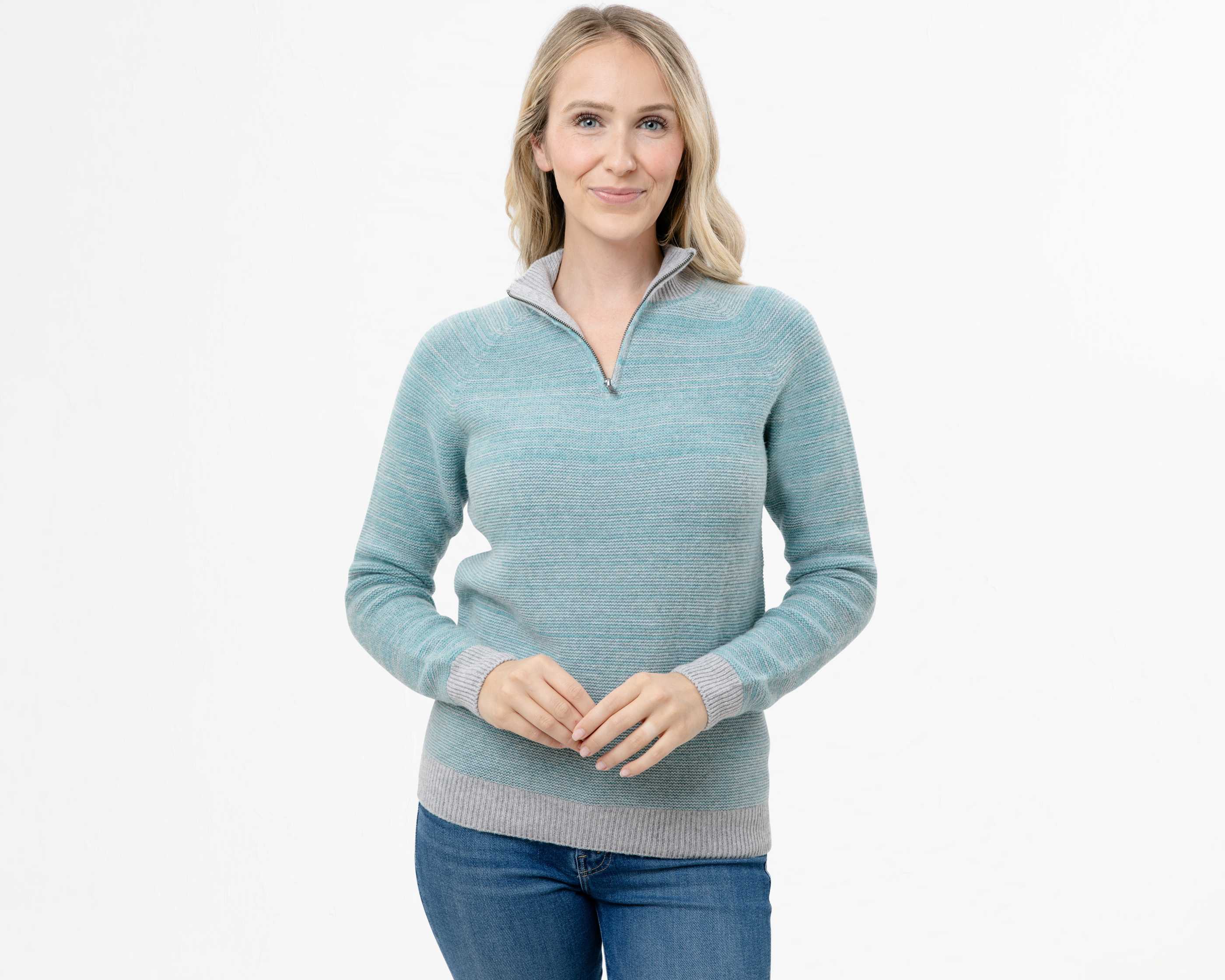 All-Season Marled Quarter Zip