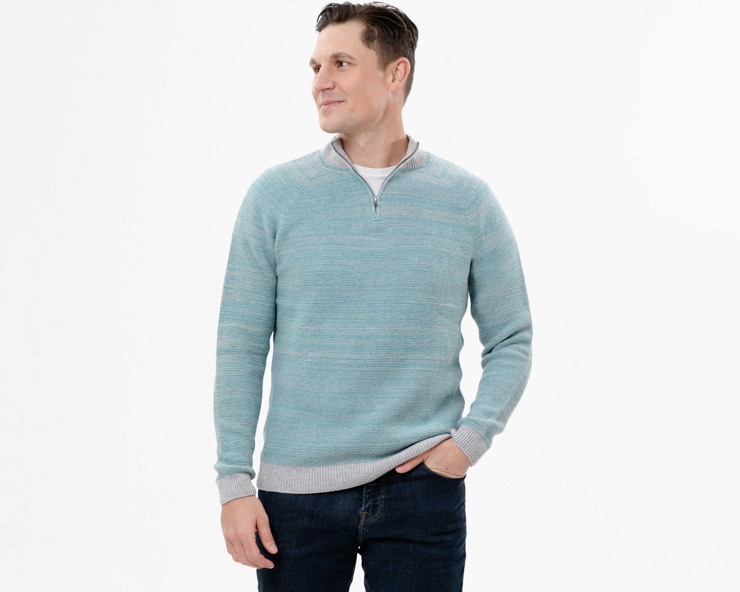 All-Season Marled Quarter Zip
