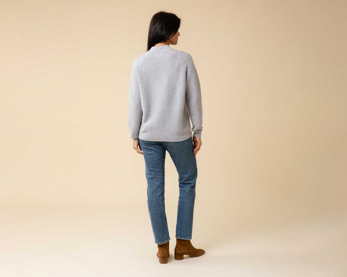 All-Season Mock Neck