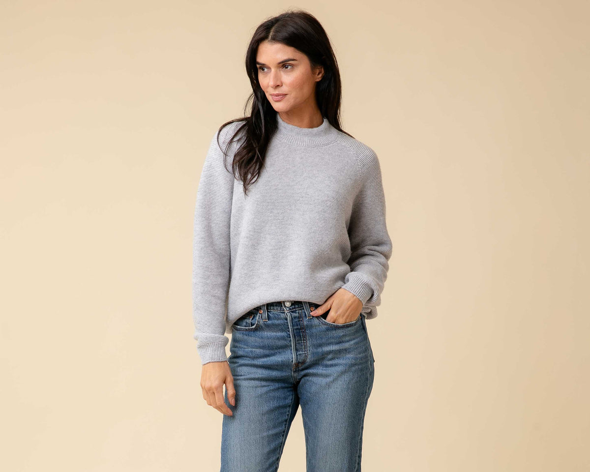 All-Season Mock Neck