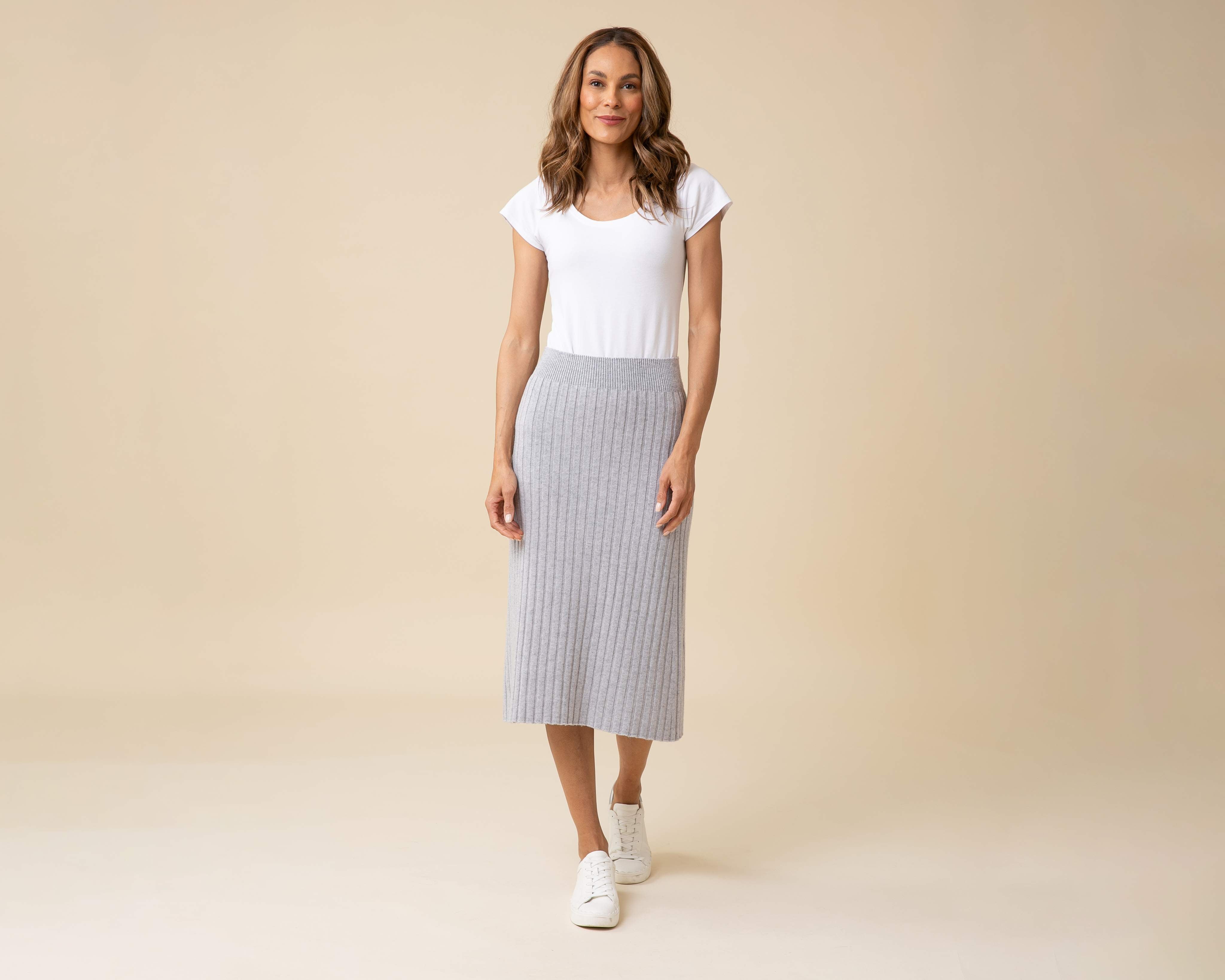 All-Season Ribbed Skirt