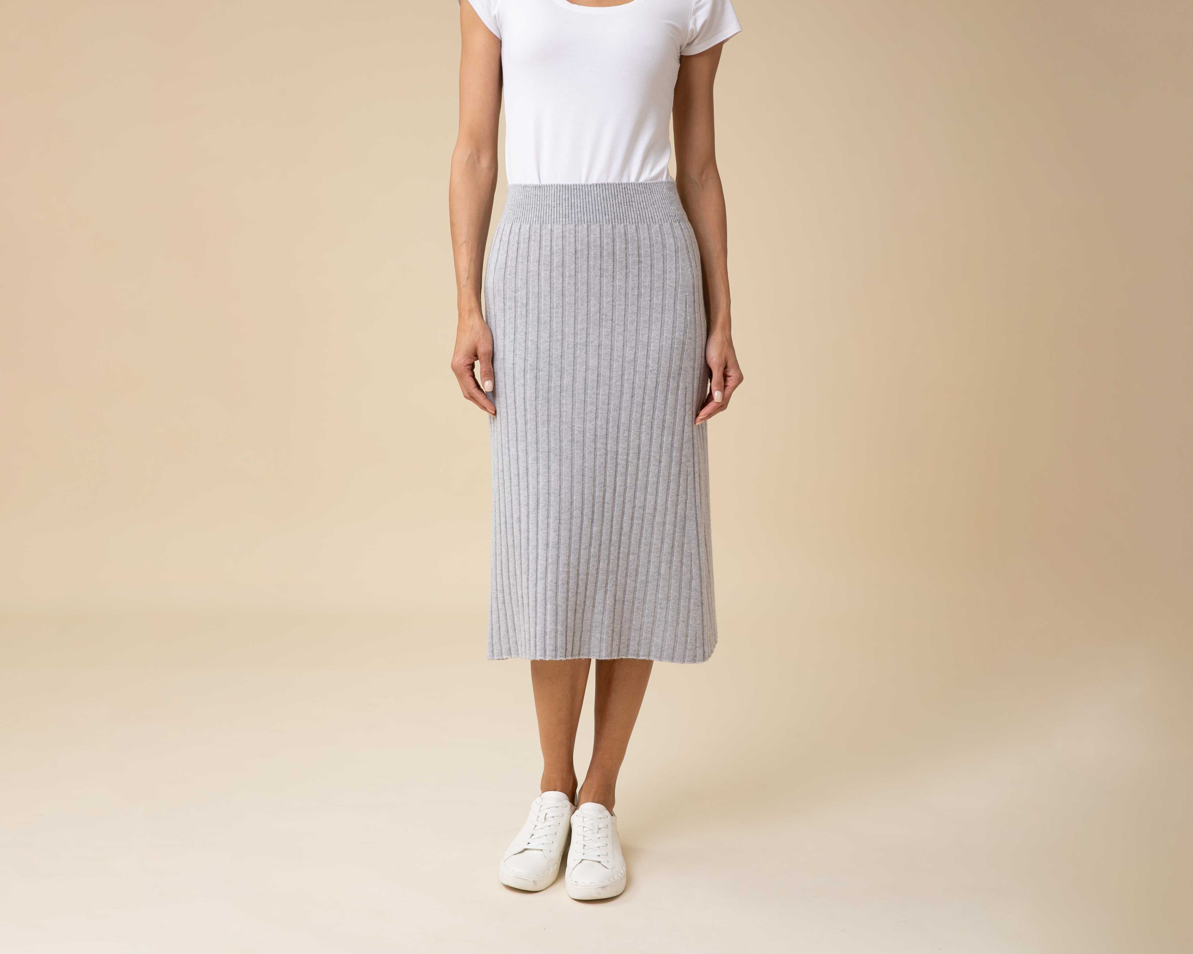 All-Season Ribbed Skirt