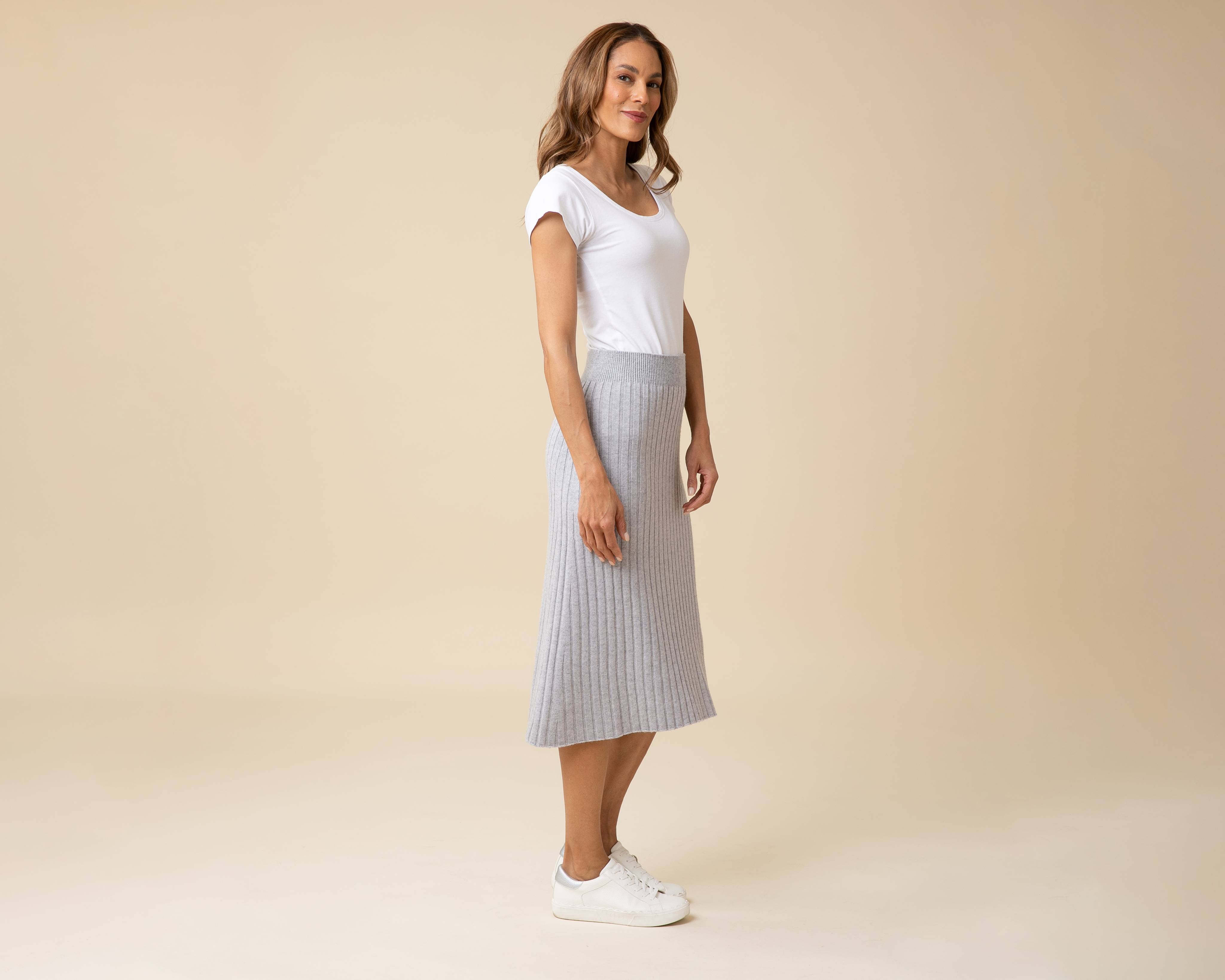All-Season Ribbed Skirt