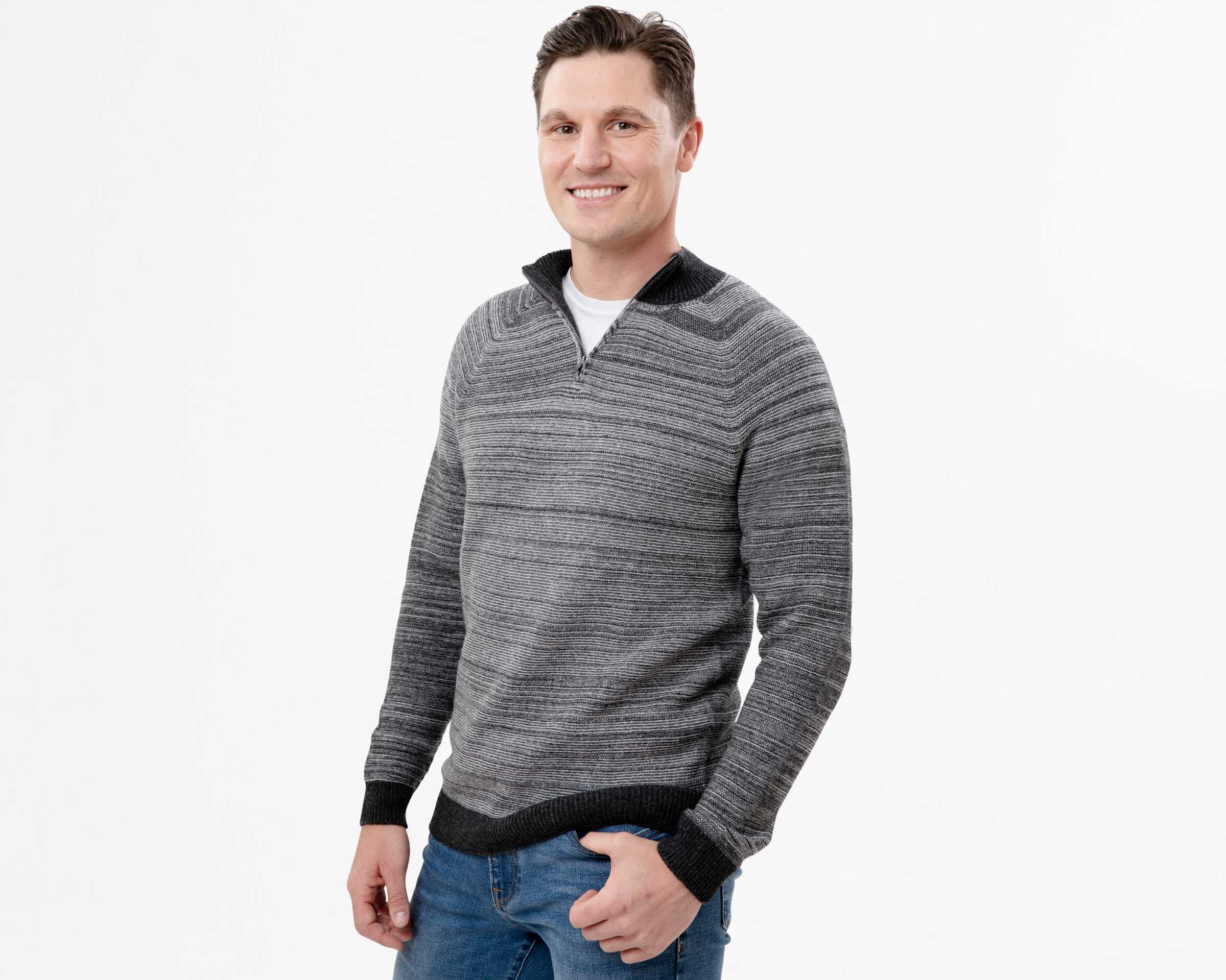 All-Season Marled Quarter Zip