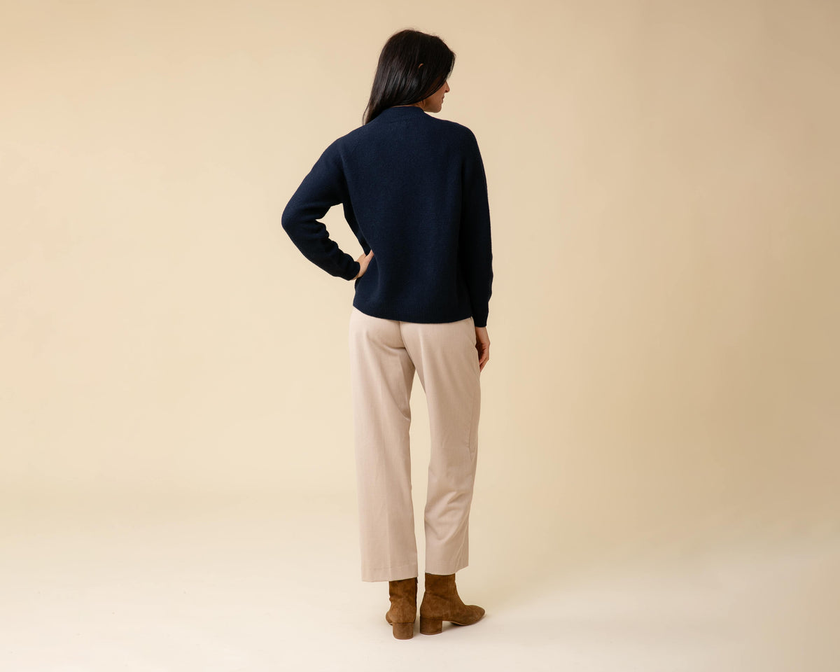 All-Season Mock Neck