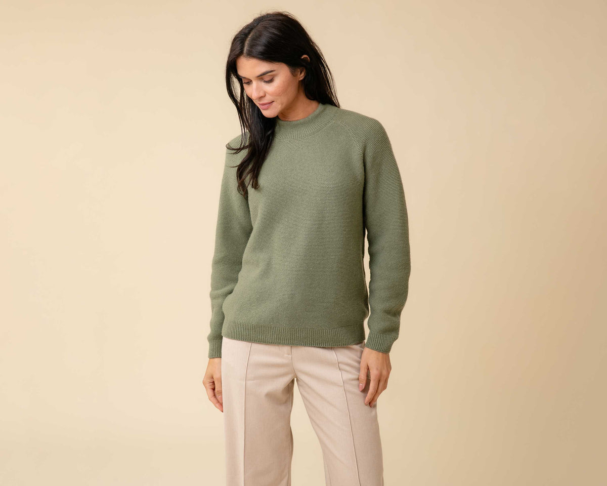 All-Season Mock Neck