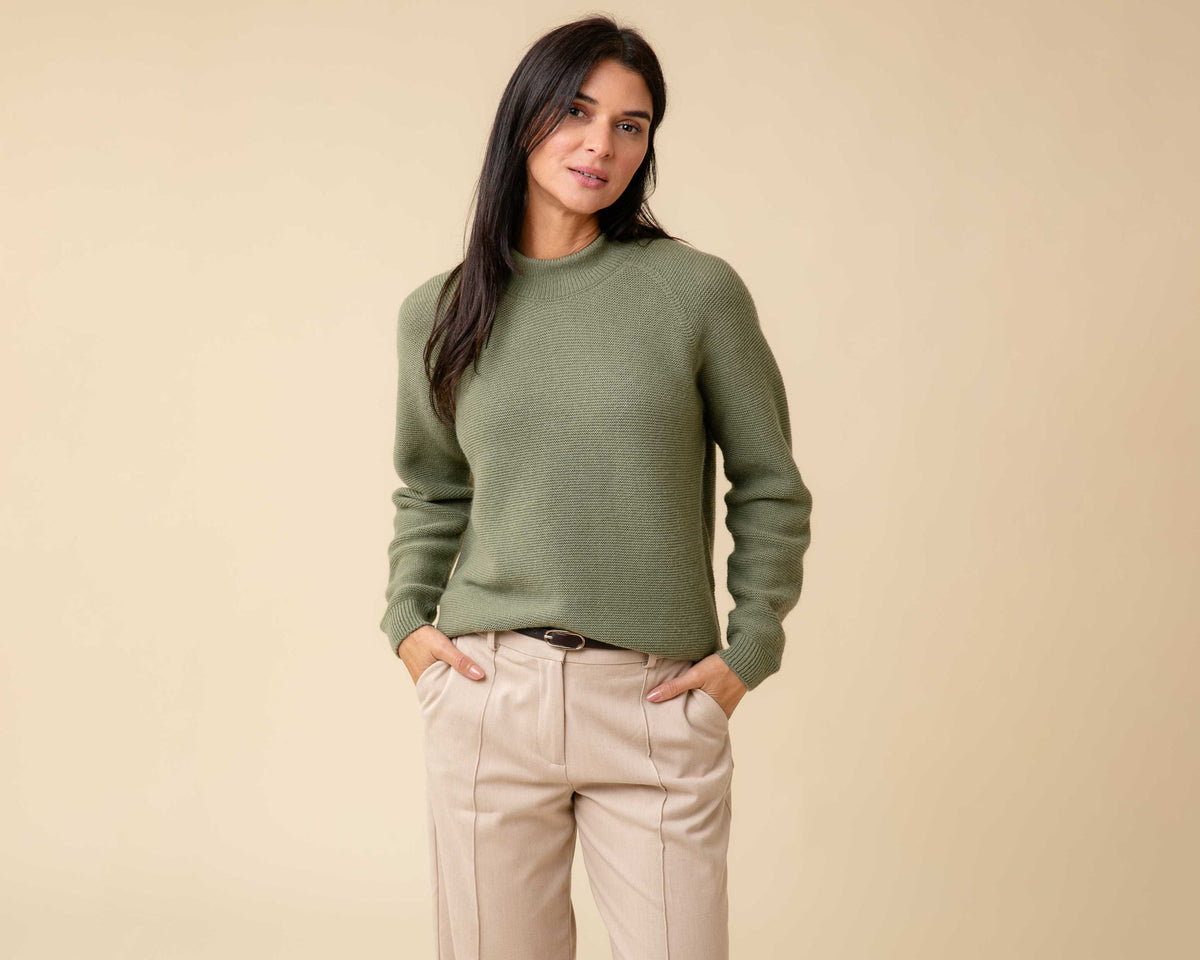 All-Season Mock Neck