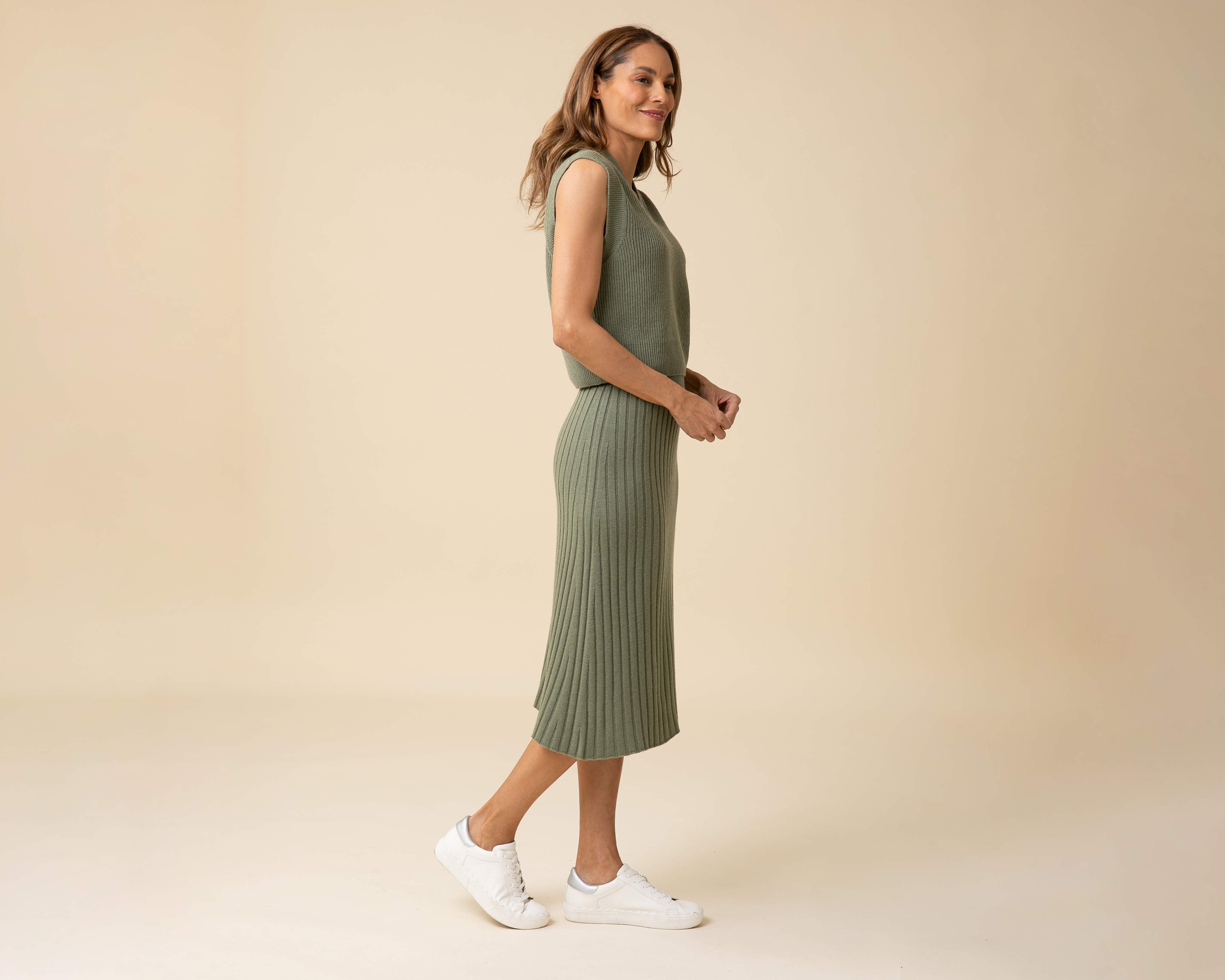 All-Season Ribbed Skirt