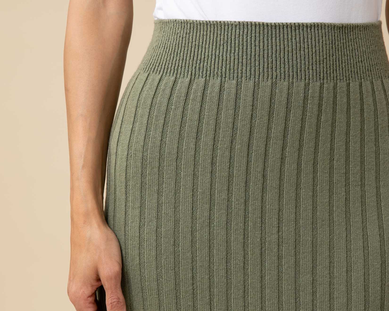 All-Season Ribbed Skirt