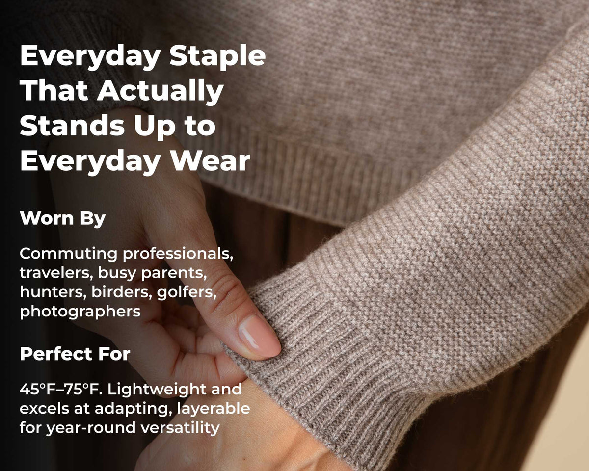 All-Season Mock Neck