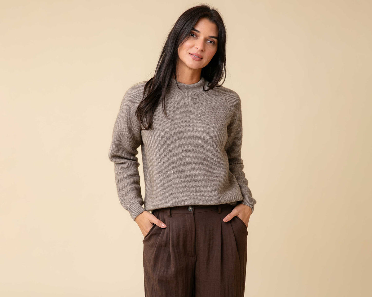 All-Season Mock Neck