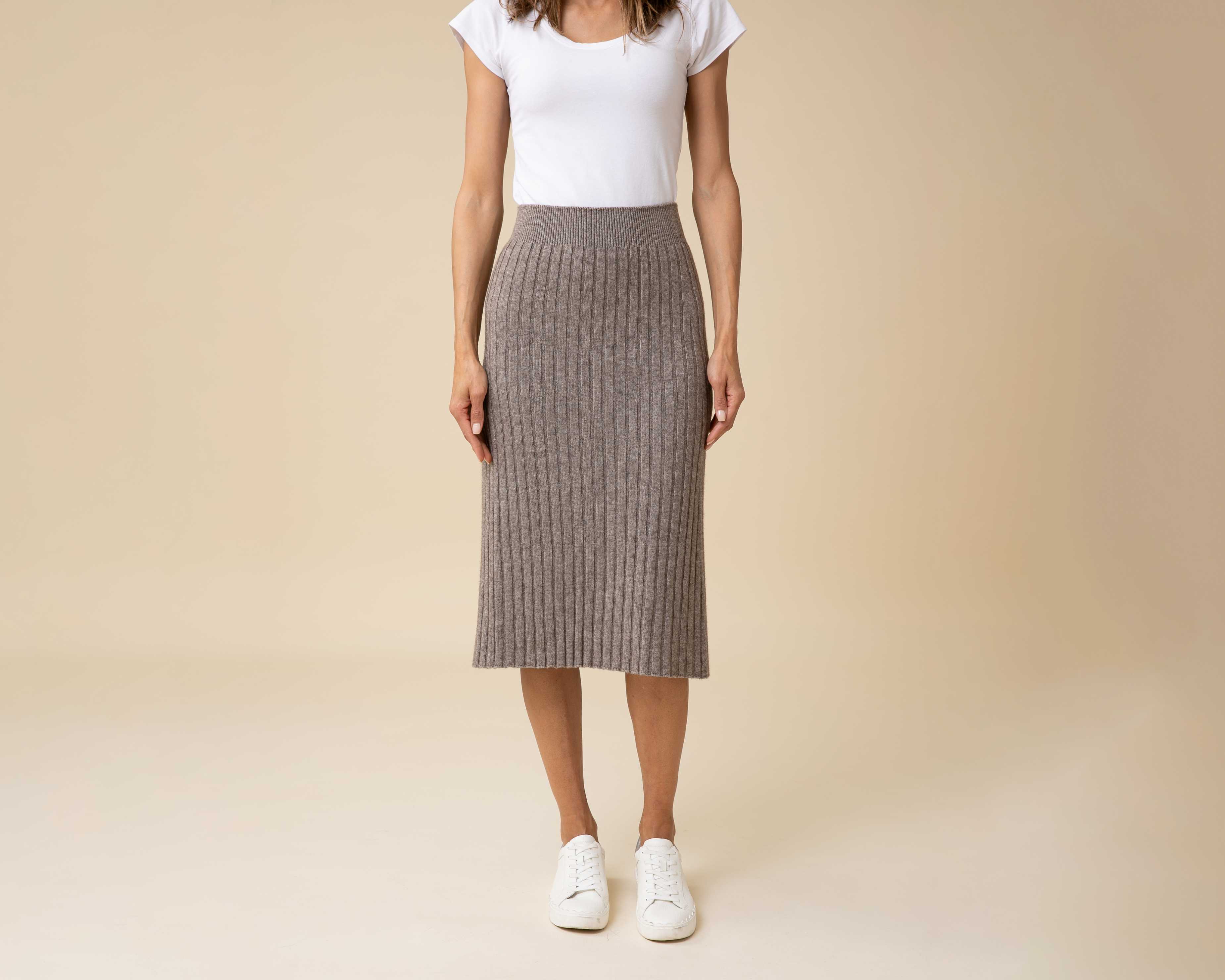 All-Season Ribbed Skirt